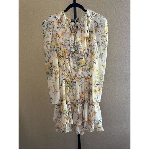 Generation Love Bella Dress in Marigold Bloom White Size S - Picture 2 of 7